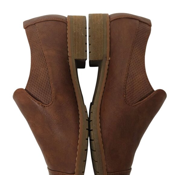 Euro Soft Sofft Wavery Loafer Women Size 7 M Brown Toffee Faux Leather Slip On - Picture 16 of 16